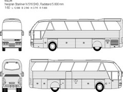 Neoplan Starliner N516 SHD, Radstand 5.800 mm 